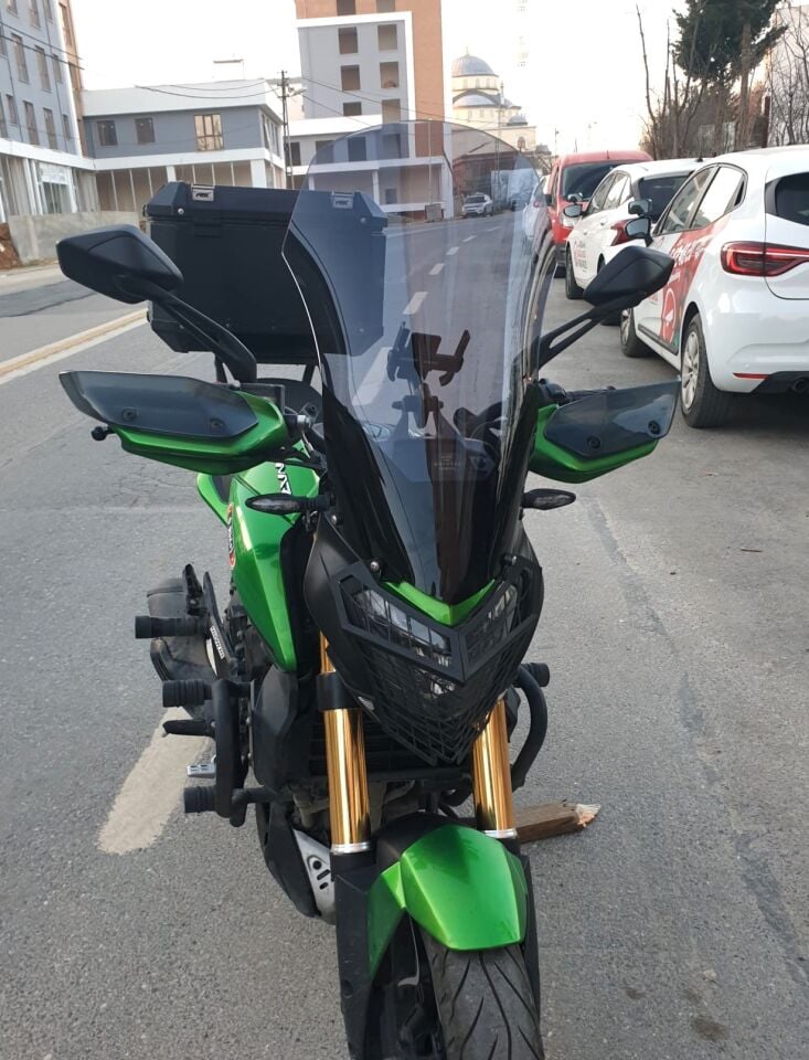 MOTOCAM Bajaj Dominar 400 Ön Cam 2017-2026-2026 Model 58cm Füme Renkli 4mm