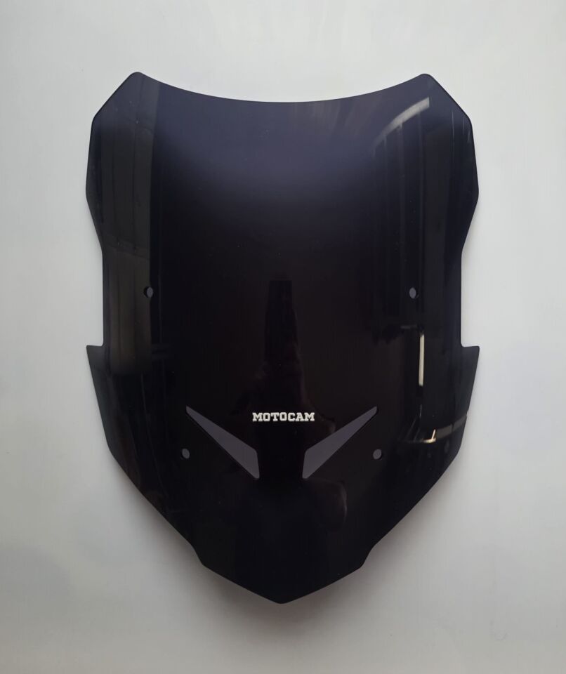 MOTOCAM Yamaha Tracer 900 Ön Cam 2023-2026 Model 39cm Siyah Renkli 4mm