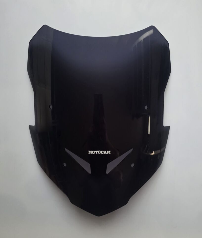 MOTOCAM Yamaha Tracer 900 Ön Cam 2023-2026 Model 39cm Siyah Renkli 4mm