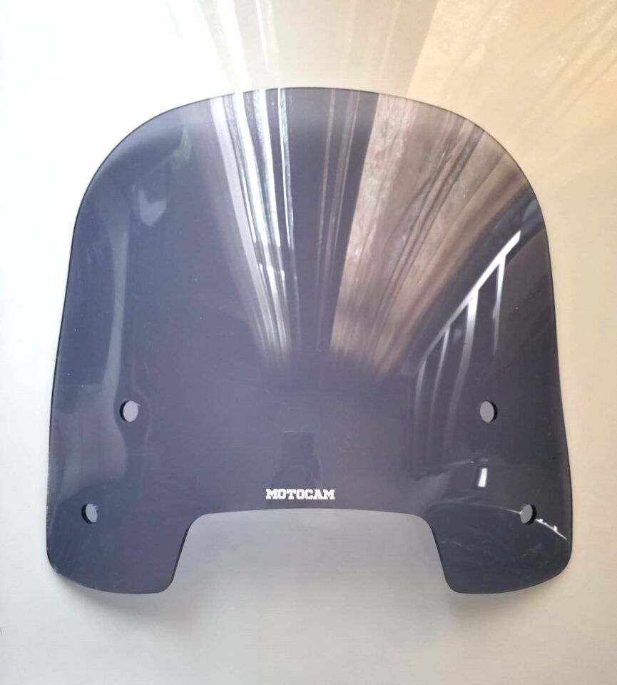 MOTOCAM Skyjet Bayberry Ön Cam 2024-2026 Model 38cm Füme Renkli 4mm APARATSIZ