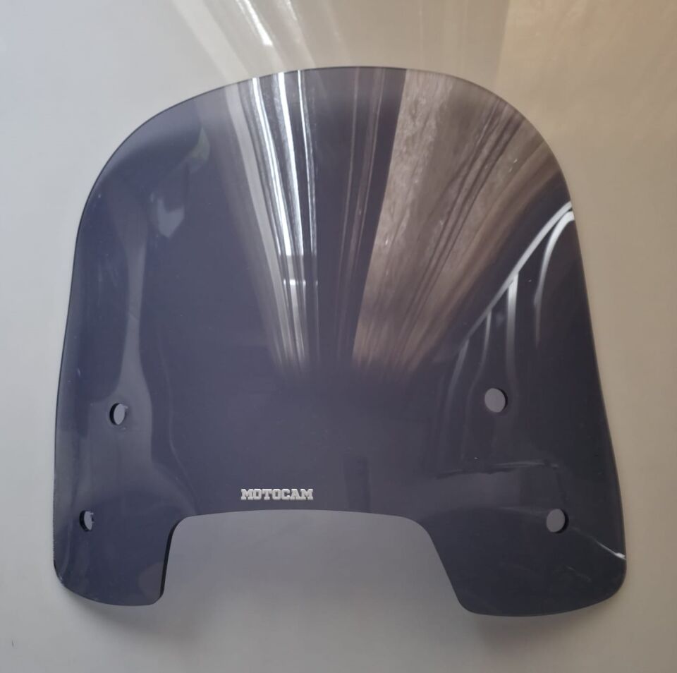 MOTOCAM Skyjet Bayberry Ön Cam 2024-2026 Model 38cm Füme Renkli 4mm APARATSIZ