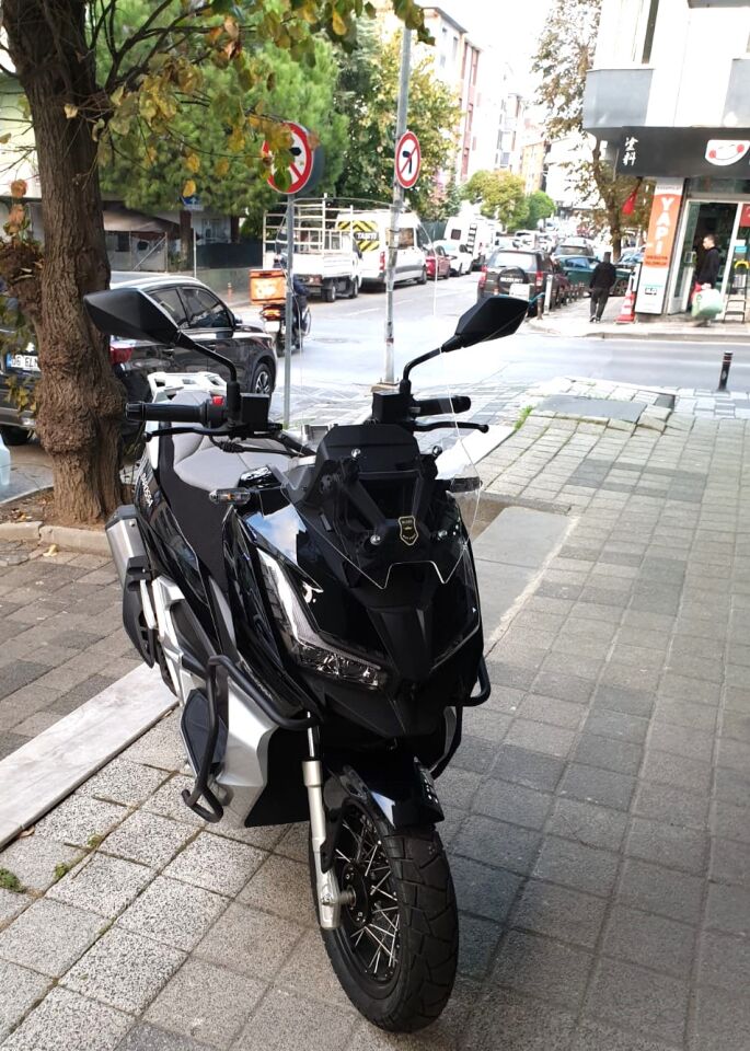 MOTOCAM Barossa ADV 125 Ön Cam 2025-2026 Model 75cm Şeffaf Renkli 4mm UZUN