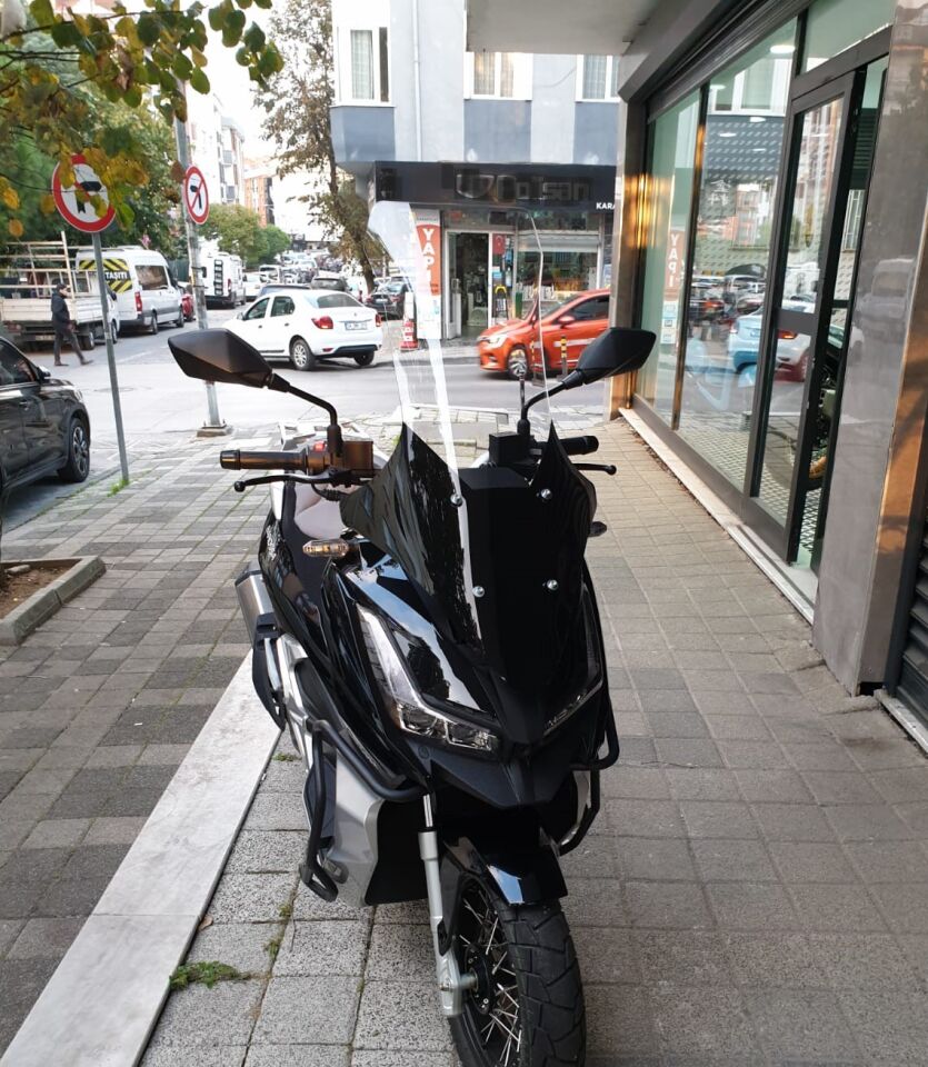 MOTOCAM Barossa ADV 125 Ön Cam 2025-2026 Model 78cm Şeffaf Renkli 4mm UZUN