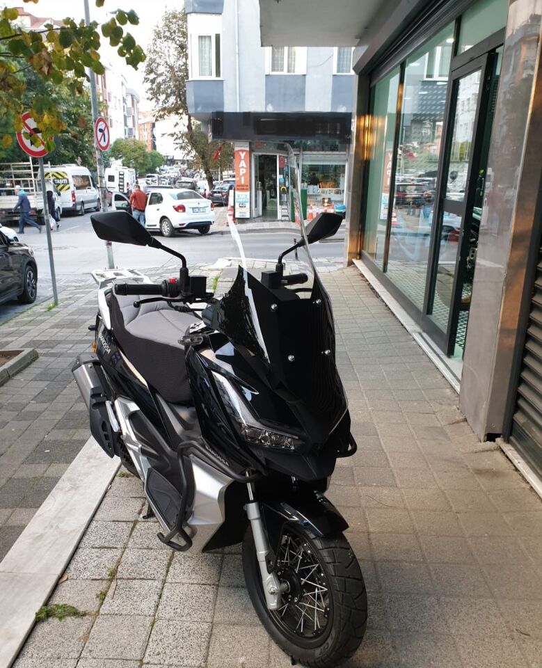 MOTOCAM Barossa ADV 125 Ön Cam 2025-2026 Model 78cm Şeffaf Renkli 4mm UZUN
