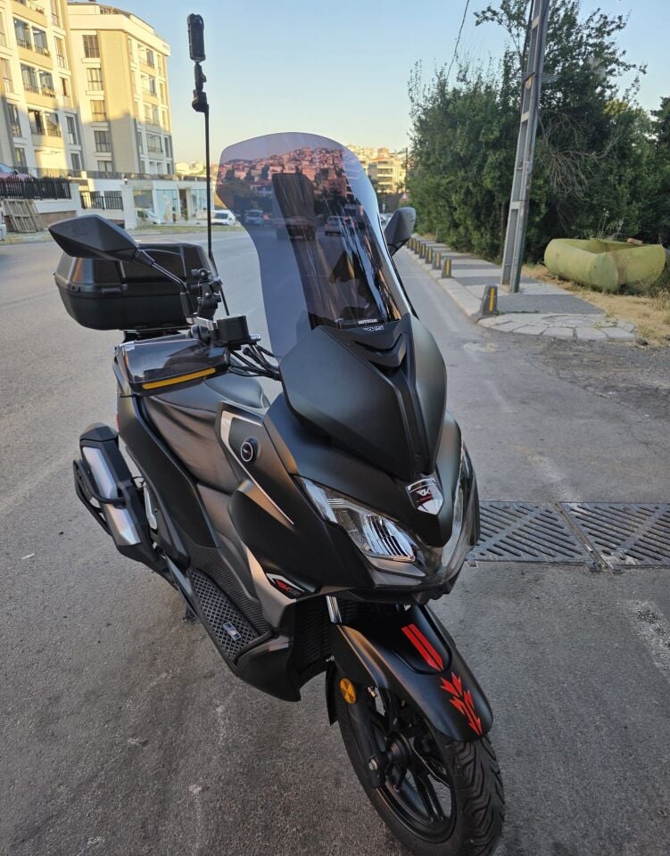MOTOCAM RKS Precio 250 Ön Cam 2025-2026 Model 67cm Siyah Renkli 4mm