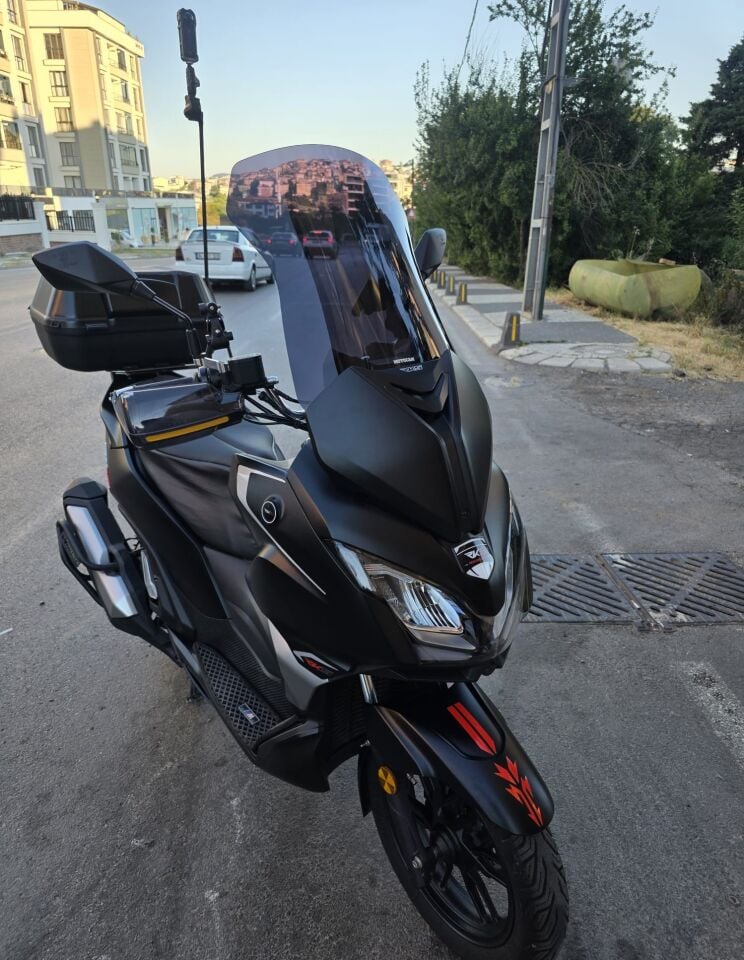 MOTOCAM RKS Precio 250 Ön Cam 2025-2026 Model 67cm Siyah Renkli 4mm