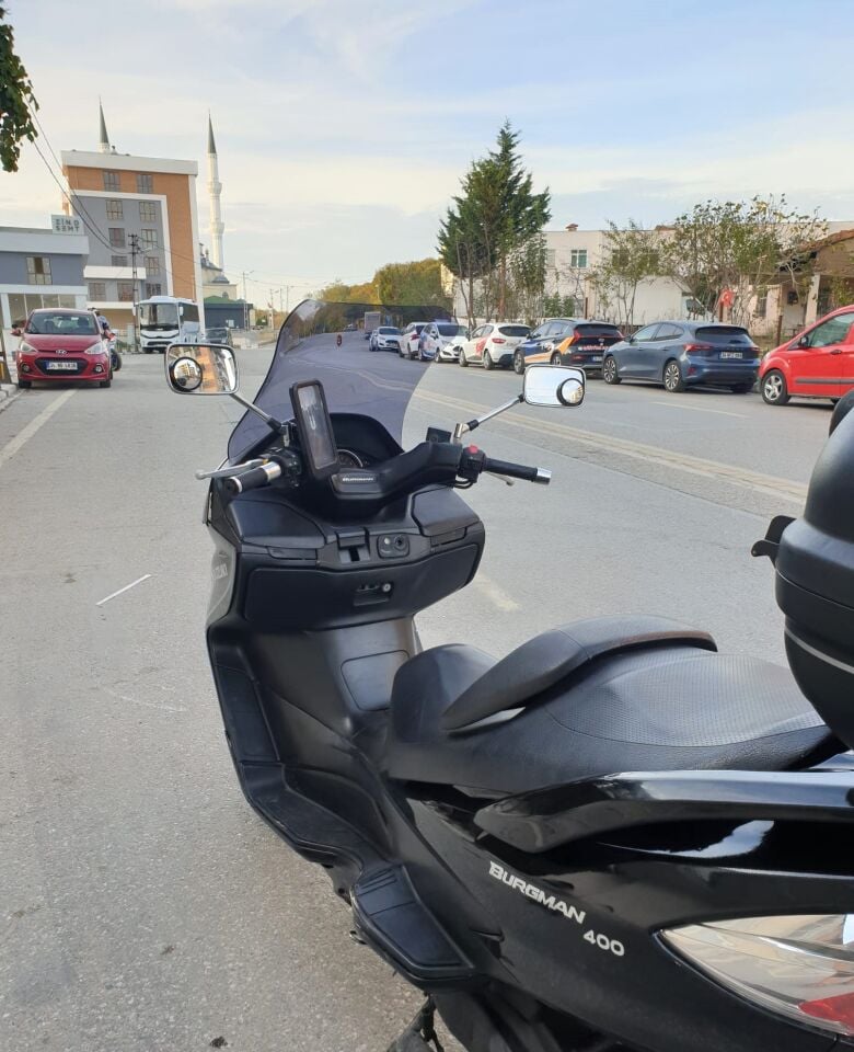MOTOCAM Suzuki Burgman 400 K7 Ön Cam 2007-2015 Model 70cm Füme Renkli 4mm