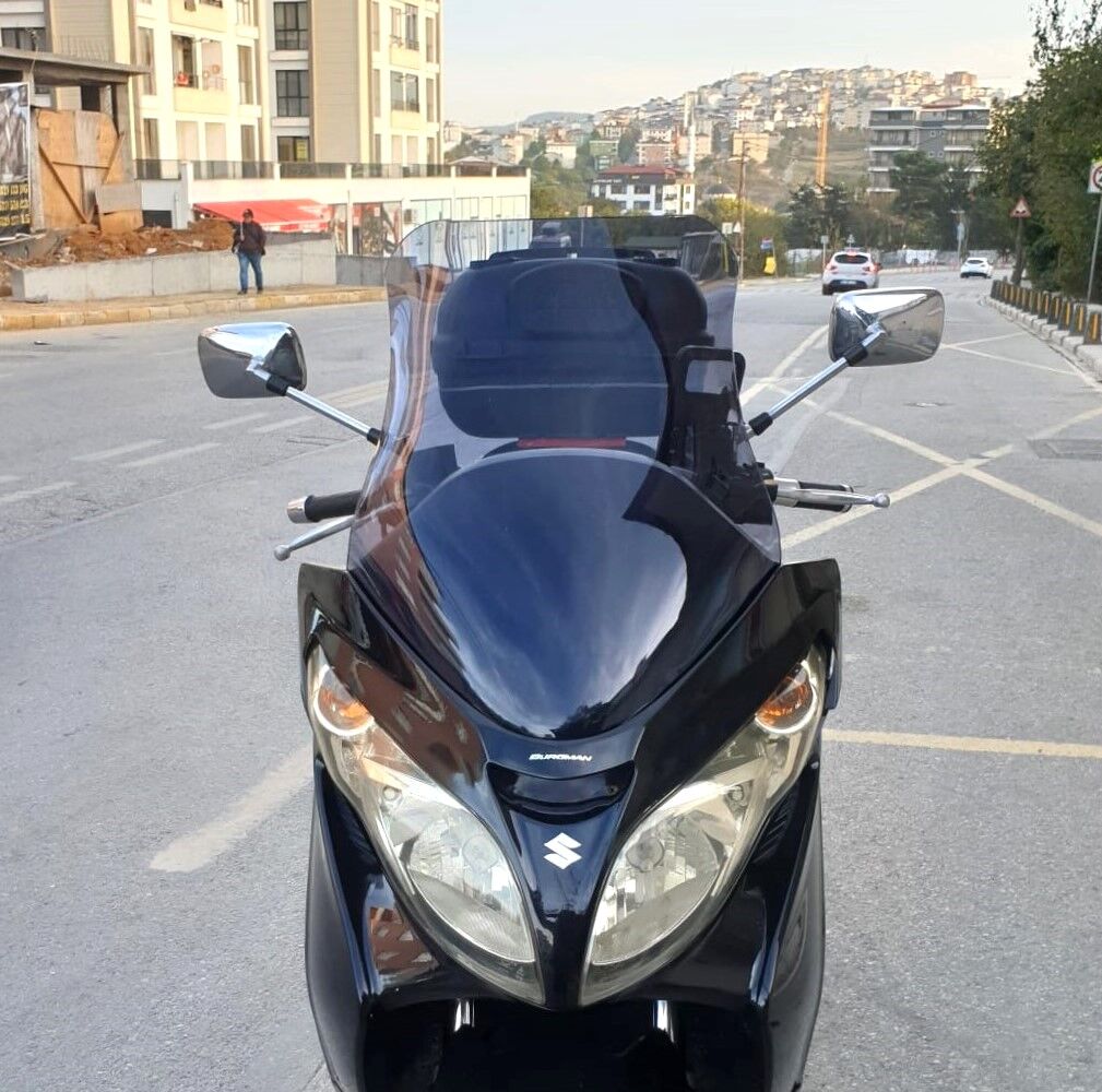 MOTOCAM Suzuki Burgman 400 K7 Ön Cam 2007-2015 Model 70cm Füme Renkli 4mm