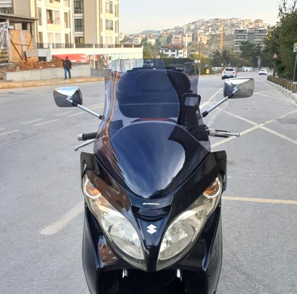 MOTOCAM Suzuki Burgman 400 K7 Ön Cam 2007-2015 Model 70cm Füme Renkli 4mm