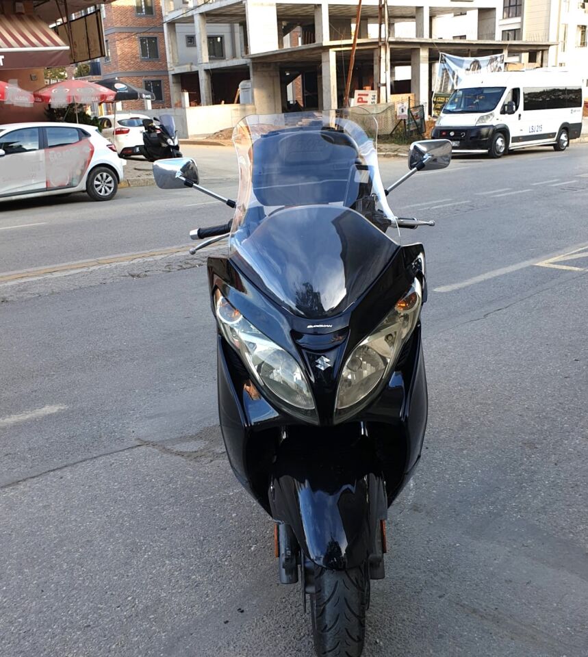 MOTOCAM Suzuki Burgman 400 K7 Ön Cam 2007-2015 Model 70cm Şeffaf Renkli 4mm