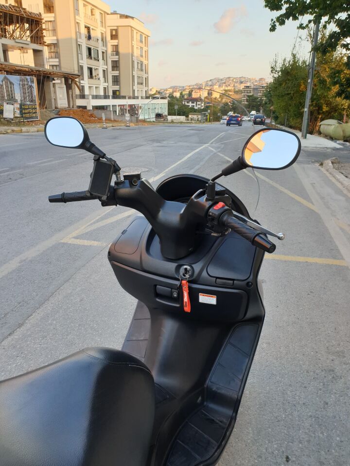 MOTOCAM Suzuki Burgman 200 Ön Cam 2006-2013 Model 61cm Şeffaf Renkli 4mm