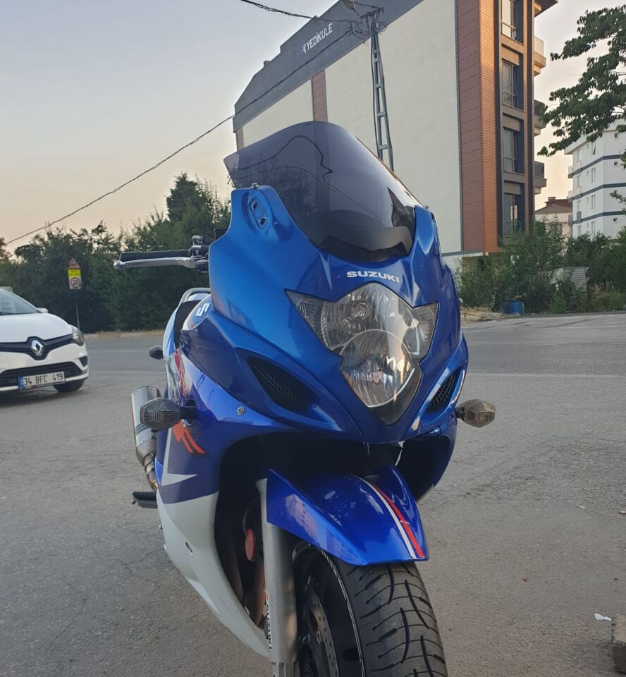 MOTOCAM Suzuki GSX 650 F Ön Cam 2008-2012 Model 40cm Siyah Renkli