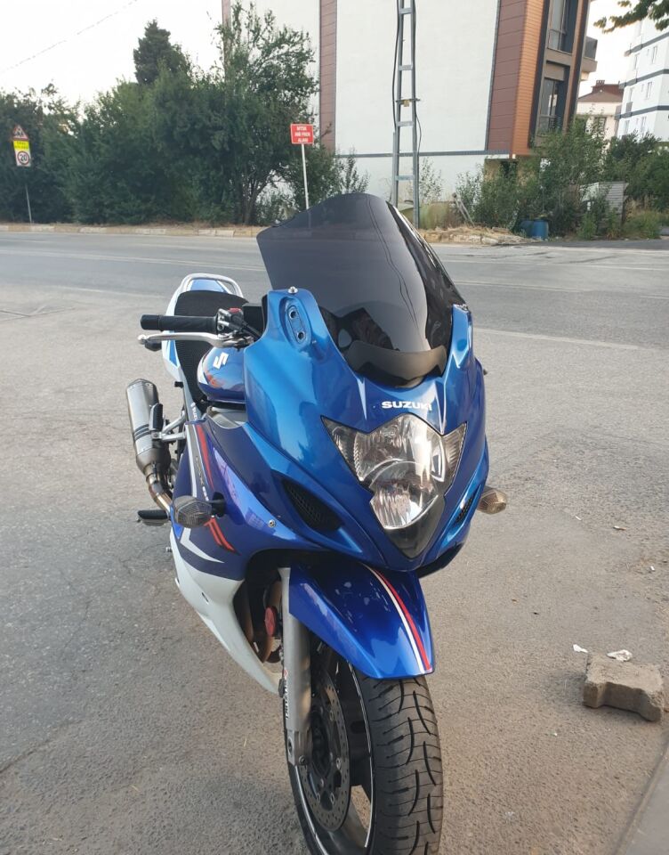 MOTOCAM Suzuki GSX 650 F Ön Cam 2008-2012 Model 40cm Siyah Renkli