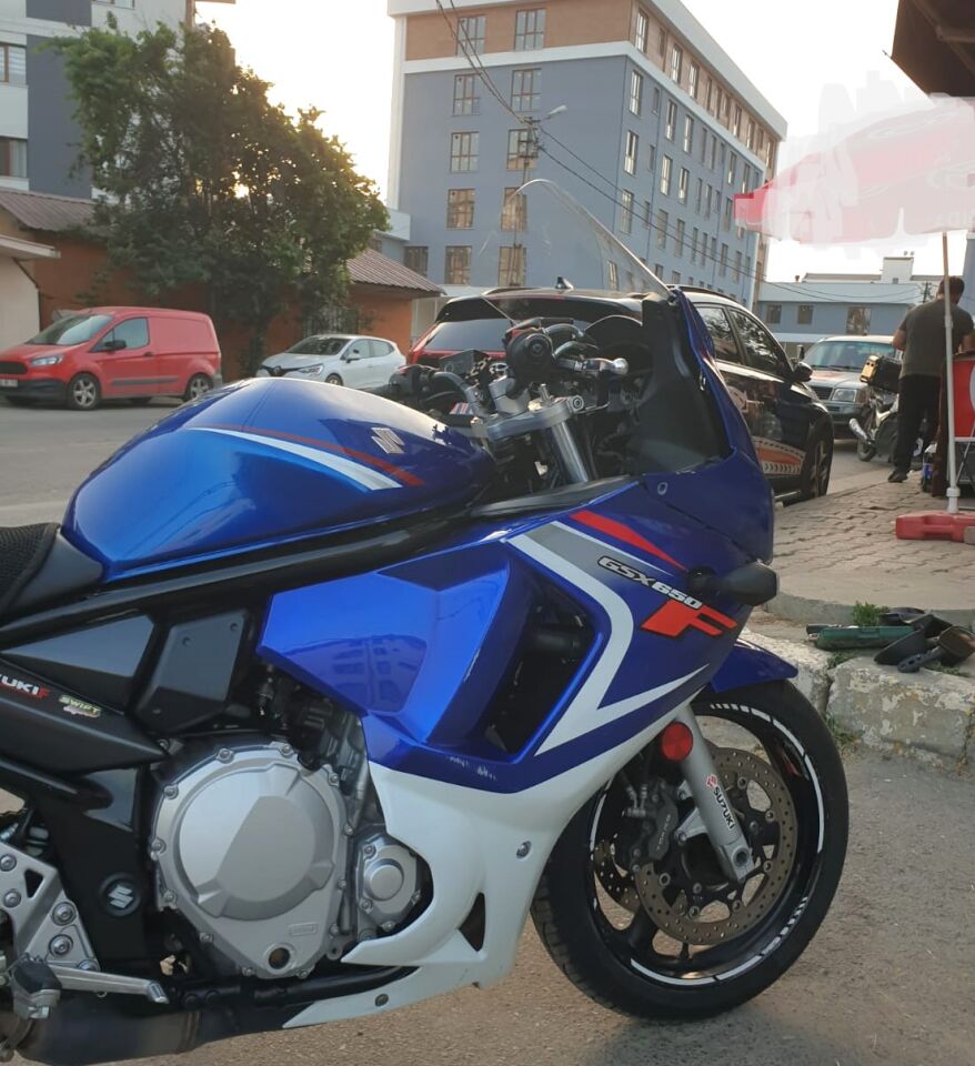 MOTOCAM Suzuki GSX 650 F Ön Cam 2008-2012 Model 40cm Şeffaf Renkli