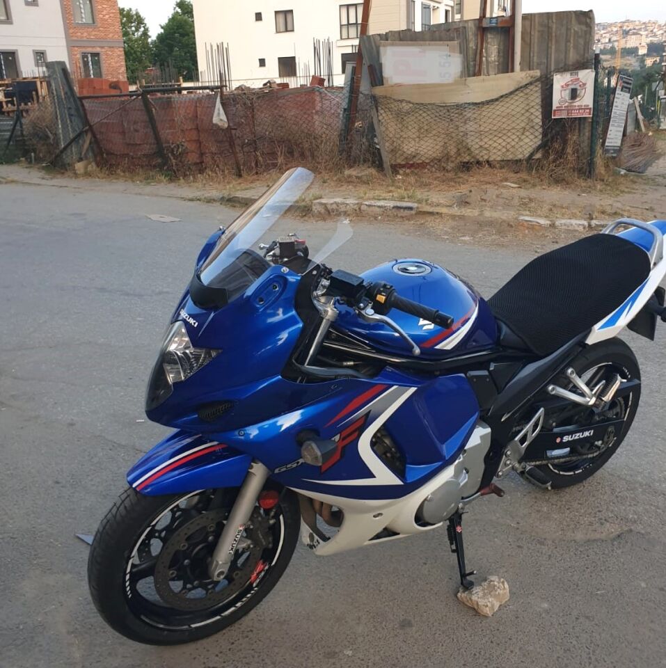 MOTOCAM Suzuki GSX 650 F Ön Cam 2008-2012 Model 40cm Şeffaf Renkli