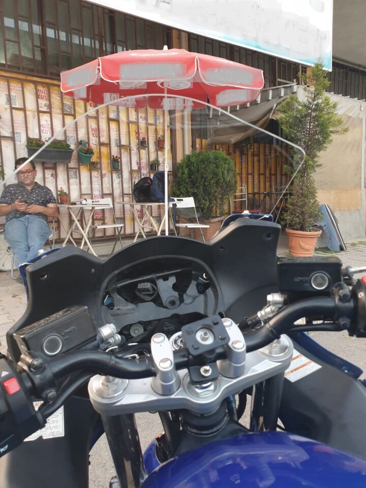 MOTOCAM Suzuki GSX 650 F Ön Cam 2008-2012 Model 40cm Şeffaf Renkli