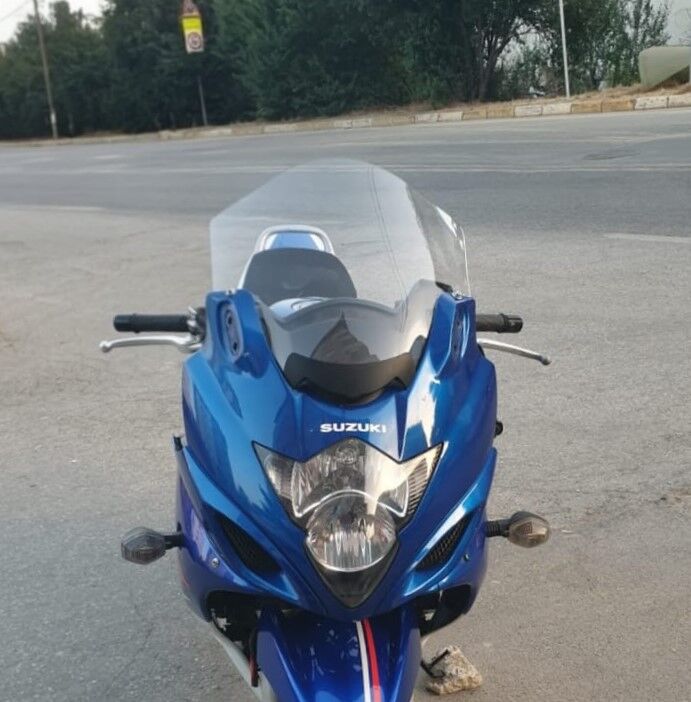 MOTOCAM Suzuki GSX 650 F Ön Cam 2008-2012 Model 40cm Şeffaf Renkli