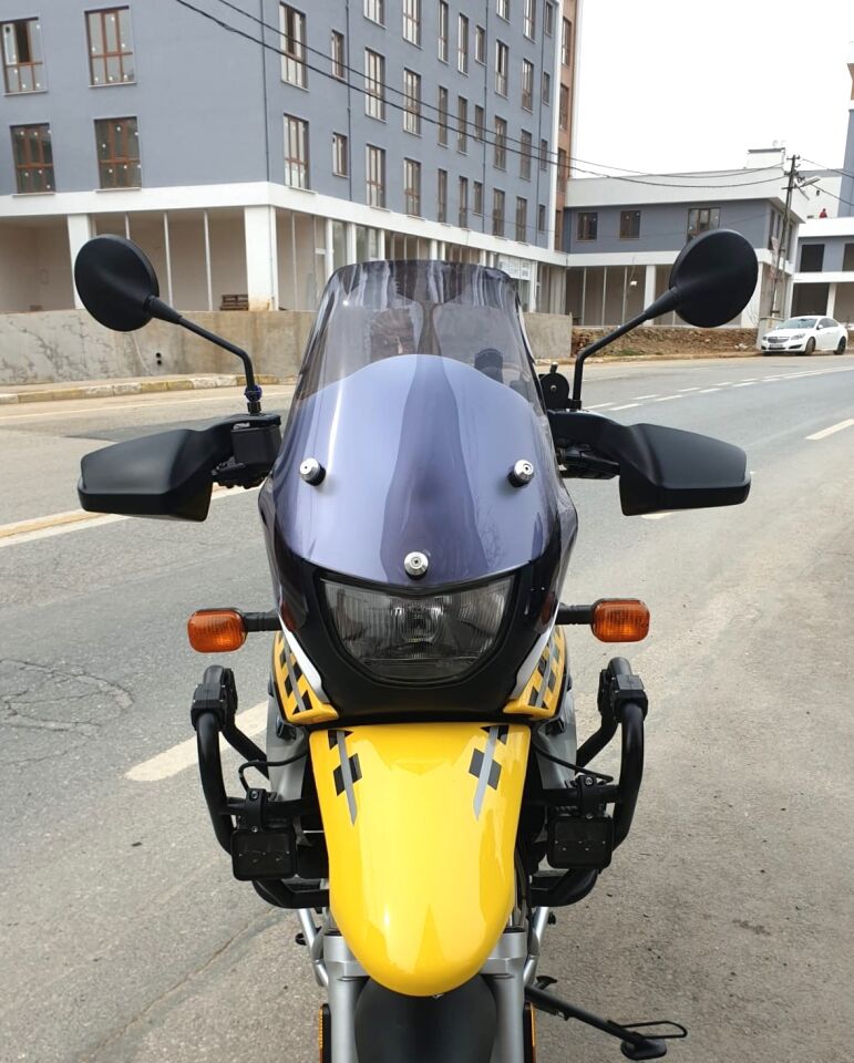 MOTOCAM Bmw F650 GS Ön Cam ( 3 Delikli ) 1999-2003 Model 35cm Füme Renkli 4mm