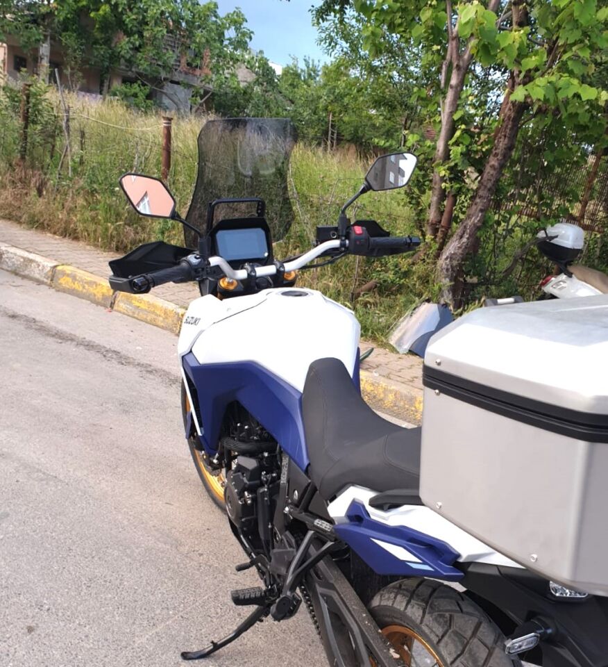 MOTOCAM Suzuki V-strom 800 SE Ön Cam 2023-2026 Model 50cm Füme Renkli 4mm