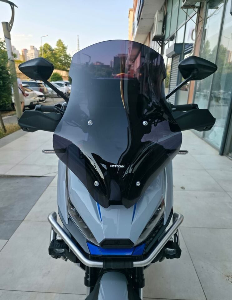 MOTOCAM Zontes ZT 368 G Ön Cam 2025-2026 Model 60cm Siyah Renkli 4mm