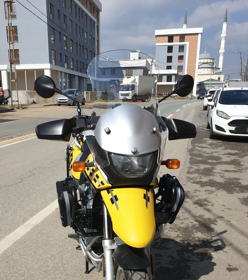 MOTOCAM Bmw F 650 GS Ön Cam ( 3 Delikli ) 1999-2003 Model 58cm Şeffaf Renkli 4mm