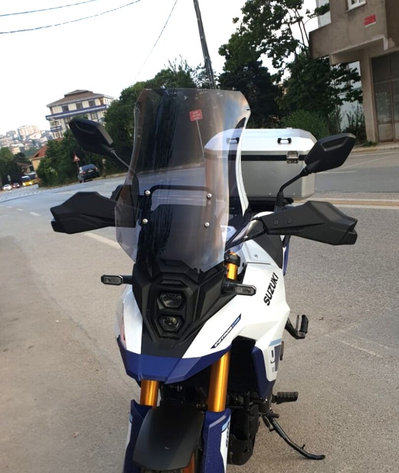 MOTOCAM Suzuki V-strom 800 DE Ön Cam 2023-2026 Model 50cm Füme Renkli 4mm