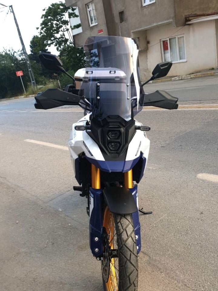 MOTOCAM Suzuki V-strom 800 DE Ön Cam 2023-2026 Model 50cm Füme Renkli 4mm