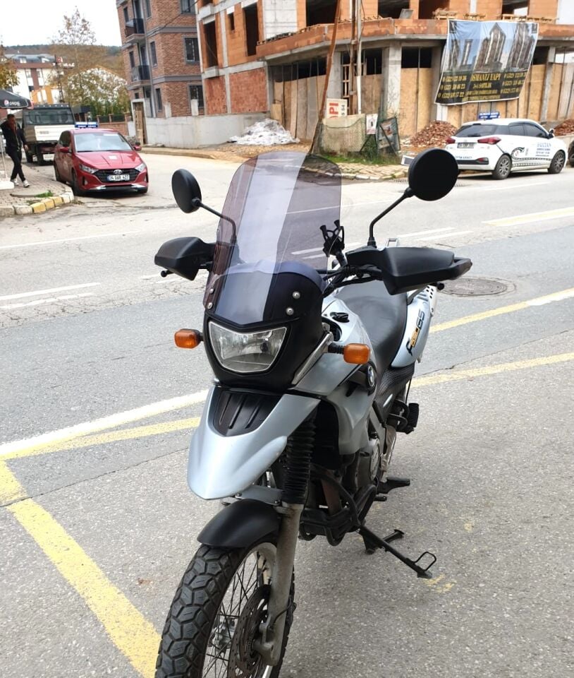 MOTOCAM Bmw F 650 GS Ön Cam 2004-2007 Model 45cm Füme Renkli 4mm