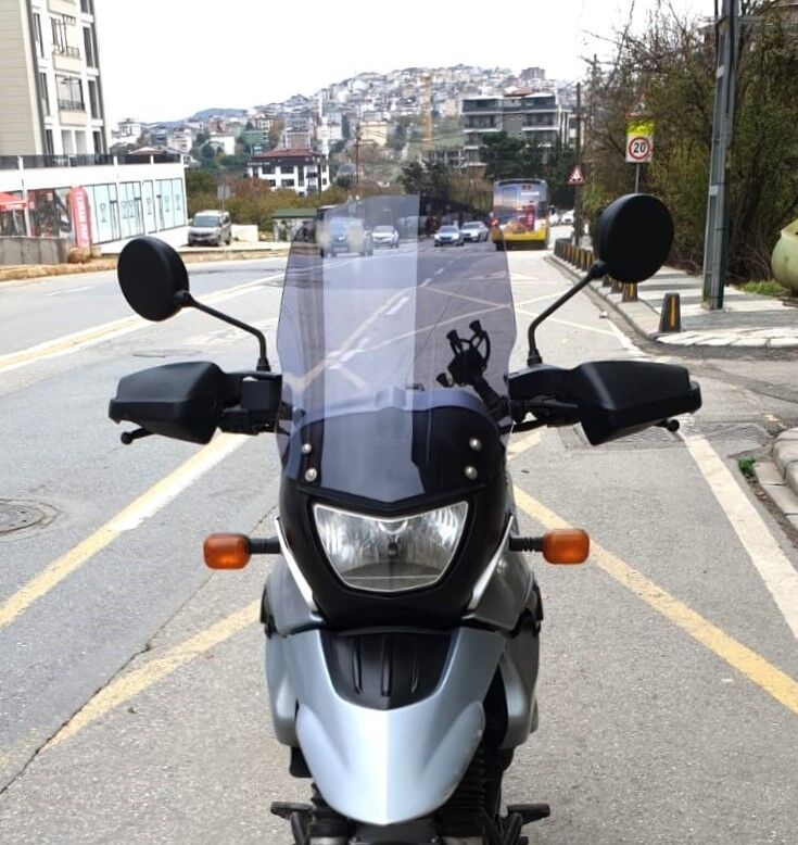 MOTOCAM Bmw F 650 GS Ön Cam 2004-2007 Model 45cm Füme Renkli 4mm