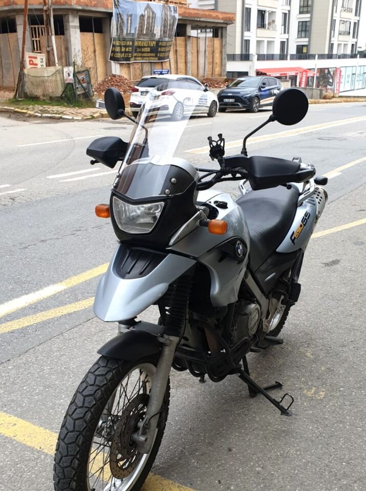 MOTOCAM Bmw F 650 GS Ön Cam 2004-2007 Model 45cm Şeffaf Renkli 4mm