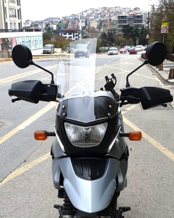 MOTOCAM Bmw F 650 GS Ön Cam 2004-2007 Model 45cm Şeffaf Renkli 4mm