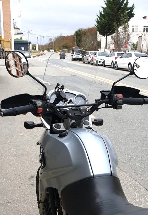 MOTOCAM Bmw F 650 GS Ön Cam 2004-2007 Model 45cm Şeffaf Renkli 4mm
