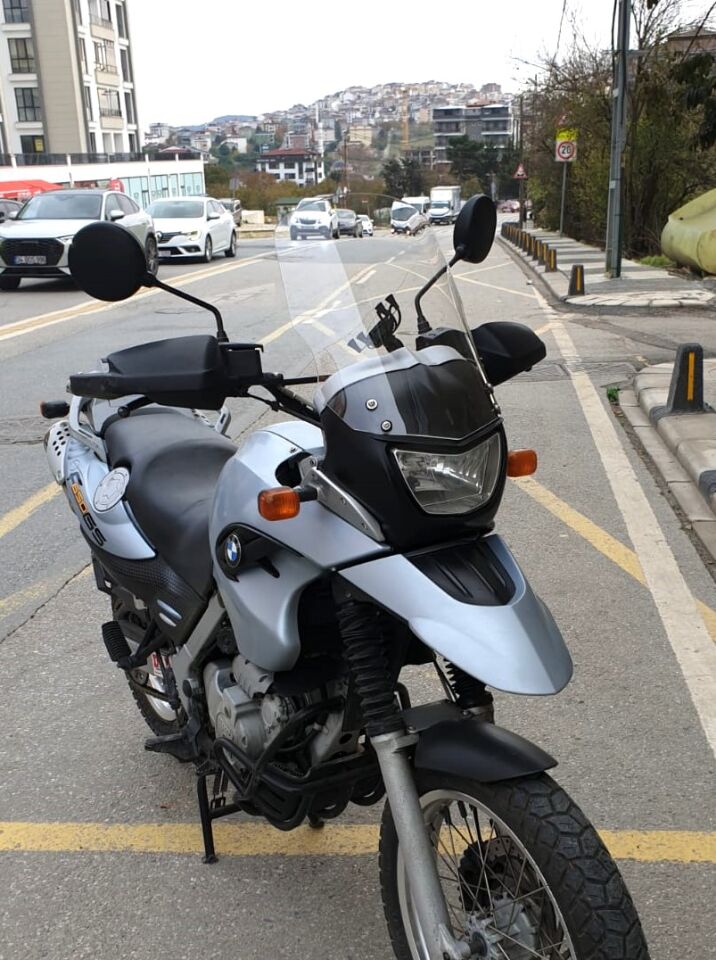 MOTOCAM Bmw F 650 GS Ön Cam 2004-2007 Model 45cm Şeffaf Renkli 4mm