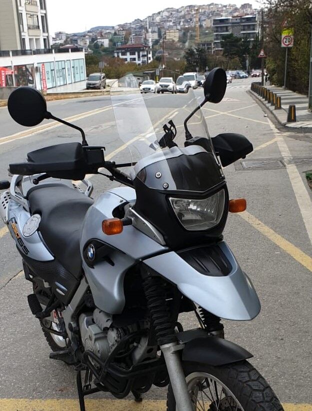 MOTOCAM Bmw F 650 GS Ön Cam 2004-2007 Model 45cm Şeffaf Renkli 4mm