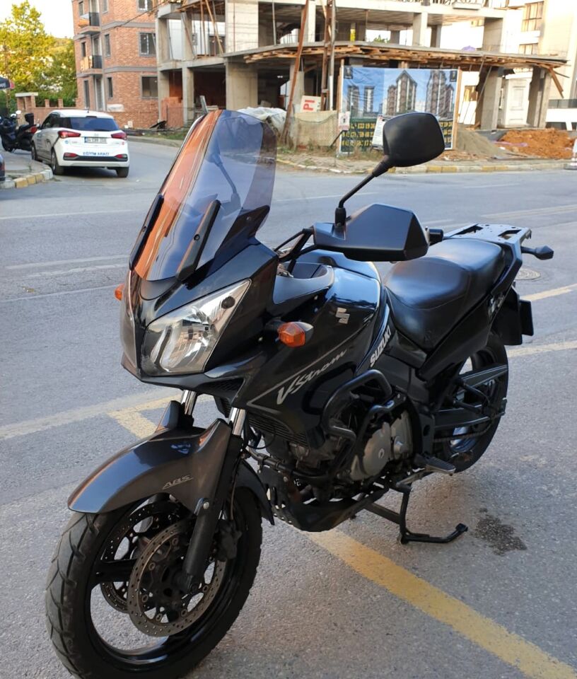 MOTOCAM Suzuki V-strom DL 1000 Ön Cam 2004-2010 Model 45cm Füme Renkli 4mm
