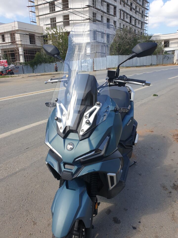 MOTOCAM SYM Adx 125 Ön Cam 2023-2026 Model 62cm Şeffaf Renkli 4mm
