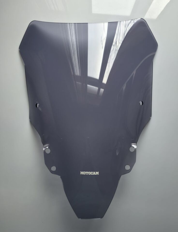 MOTOCAM RKS SRT 900 SX Ön Cam 2023-2026 Model 55cm Füme Renkli 4mm