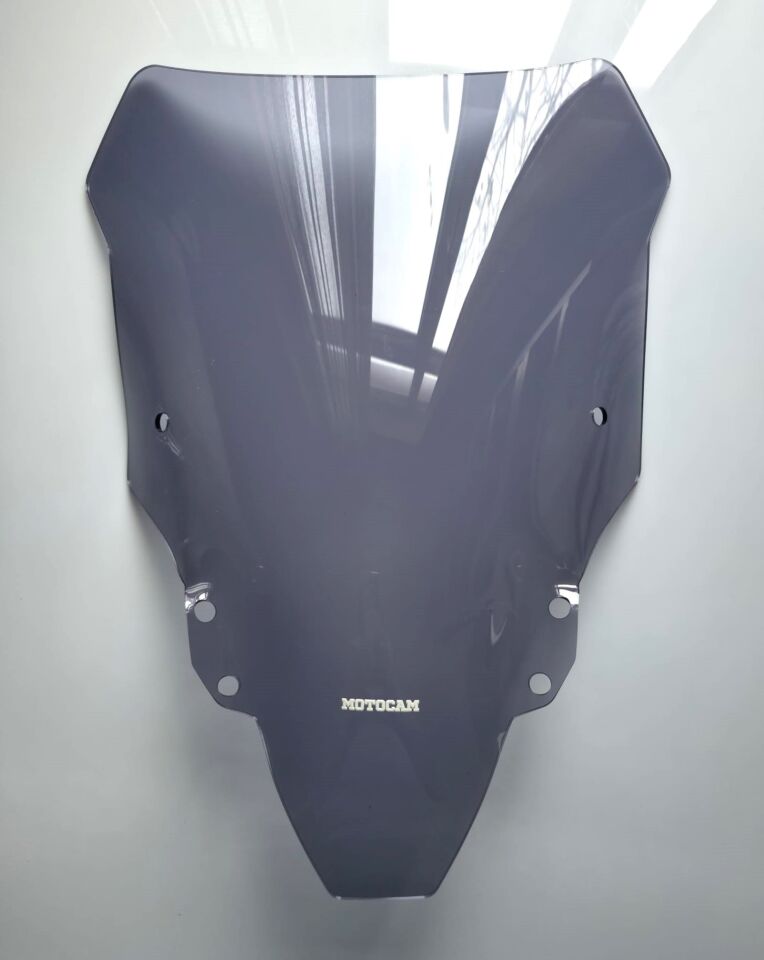 MOTOCAM RKS SRT 900 SX Ön Cam 2023-2026 Model 55cm Füme Renkli 4mm