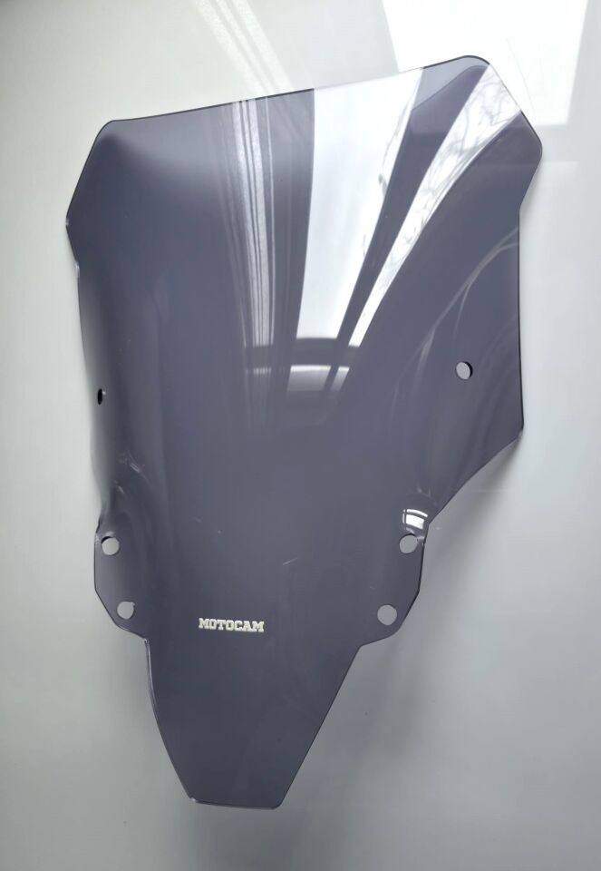 MOTOCAM RKS SRT 900 SX Ön Cam 2023-2026 Model 55cm Füme Renkli 4mm