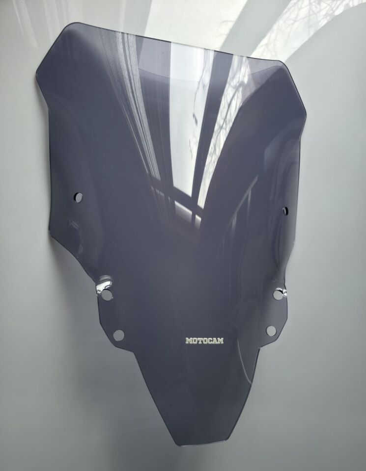 MOTOCAM RKS SRT 900 SX Ön Cam 2023-2026 Model 55cm Füme Renkli 4mm