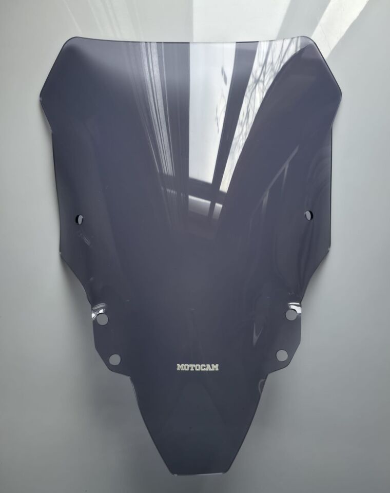 MOTOCAM RKS SRT 900 SX Ön Cam 2023-2026 Model 55cm Füme Renkli 4mm