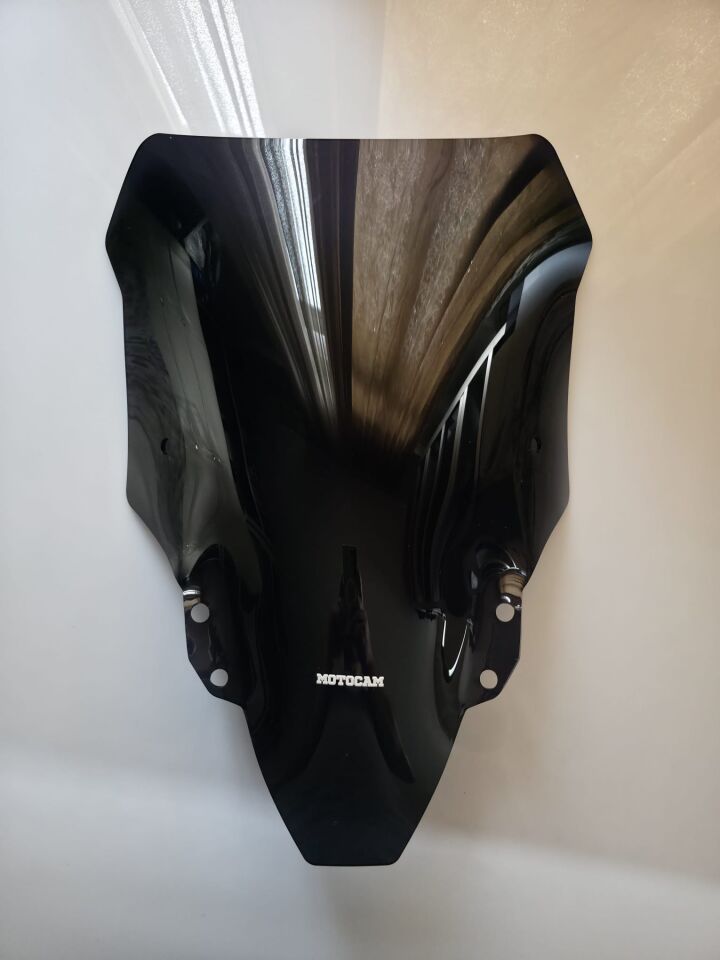 MOTOCAM RKS SRT 900 SX Ön Cam 2023-2026 Model 55cm Siyah Renkli 4mm