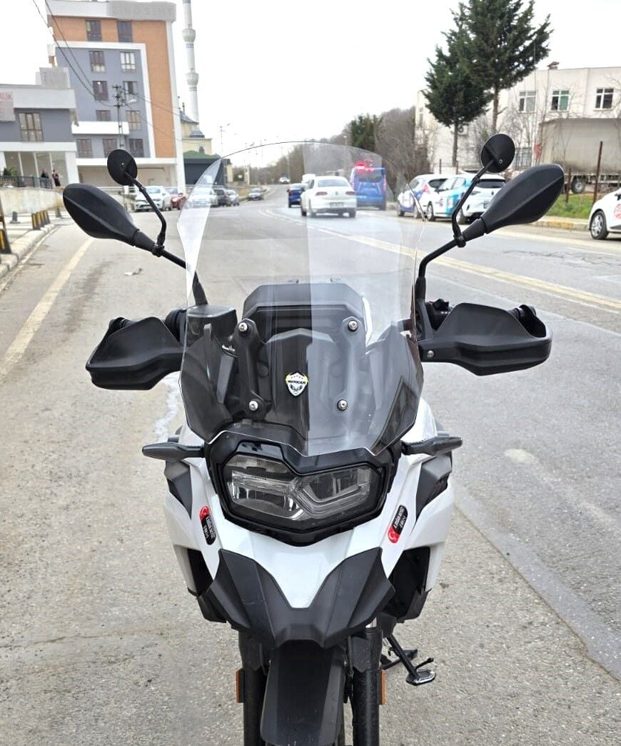 MOTOCAM Bmw F800 GS Ön Cam 2024-2026 Model 44cm Şeffaf Renkli 4mm