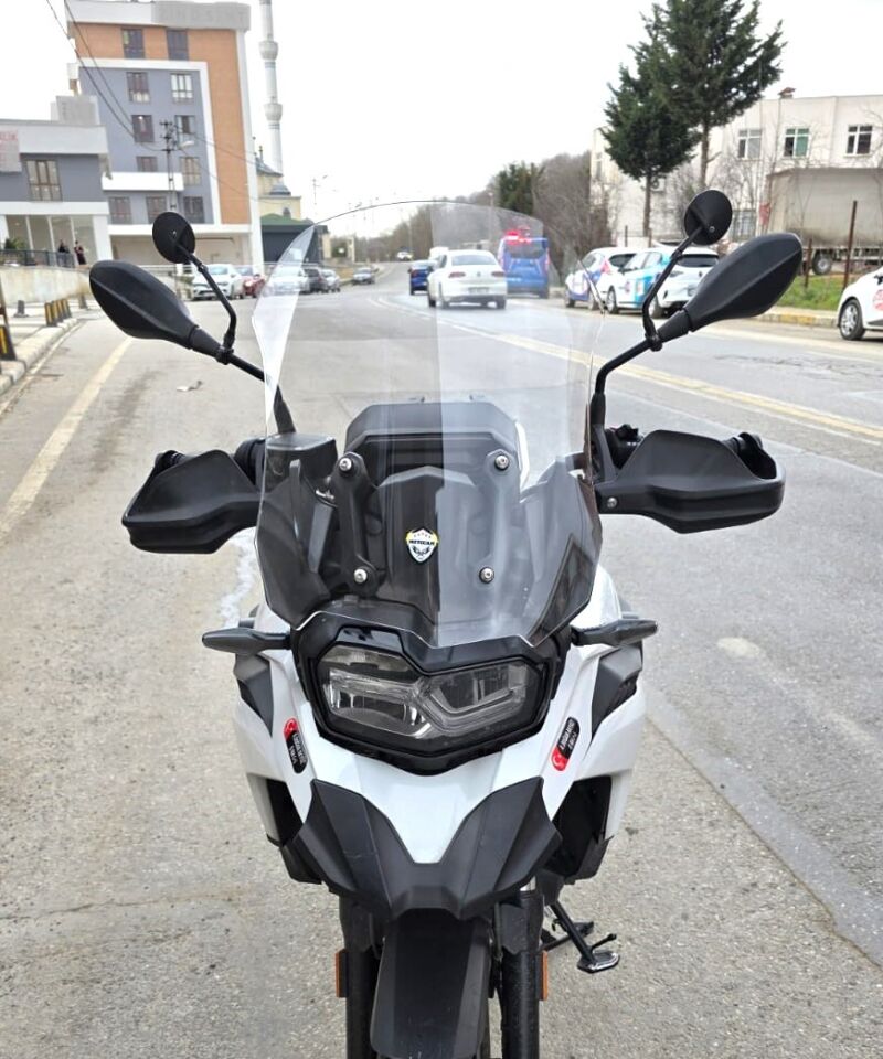 MOTOCAM Bmw F800 GS Ön Cam 2024-2026 Model 44cm Şeffaf Renkli 4mm