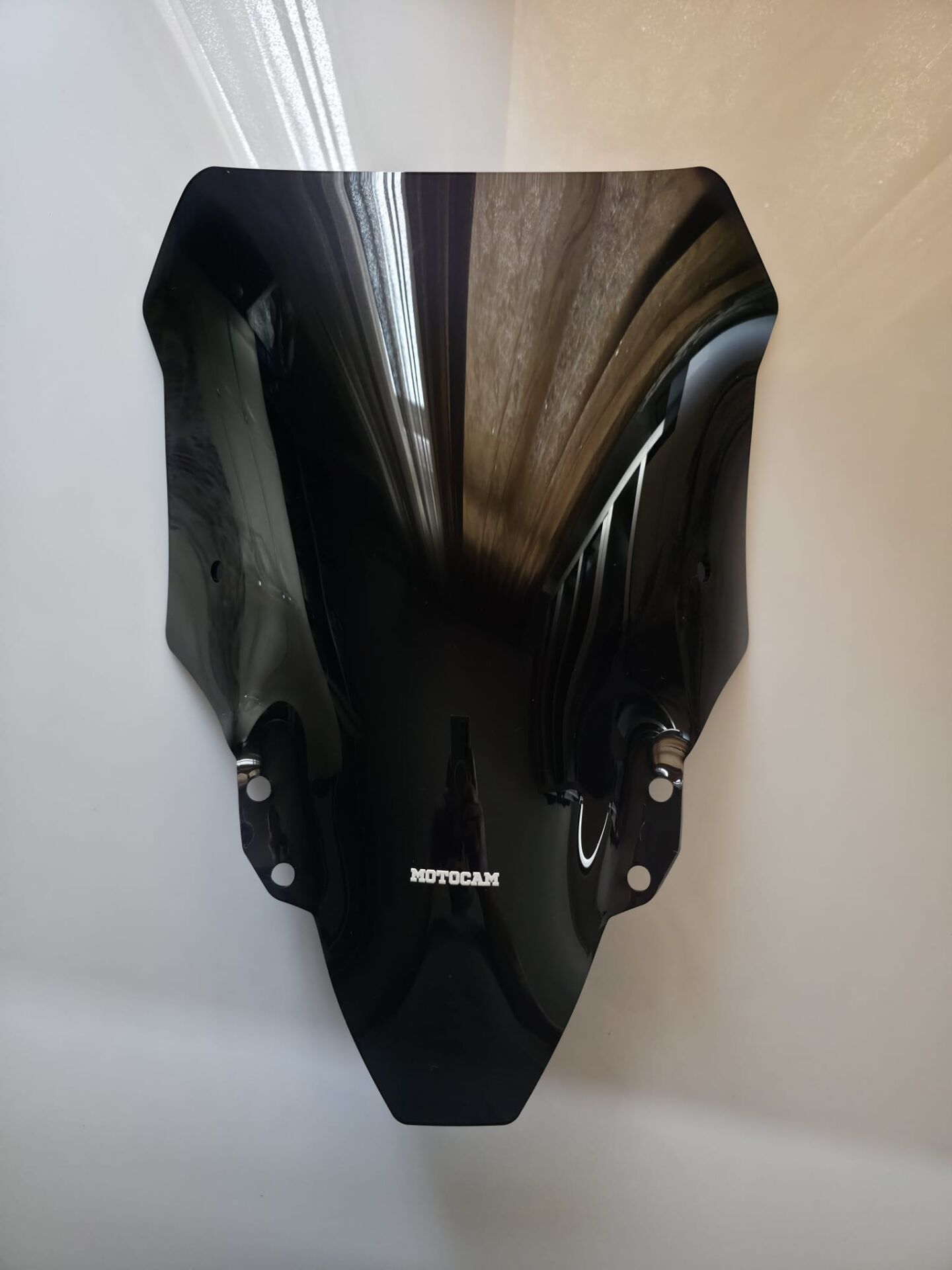 MOTOCAM RKS SRT 900 SX Ön Cam 2023-2026 Model 55cm Siyah Renkli 4mm