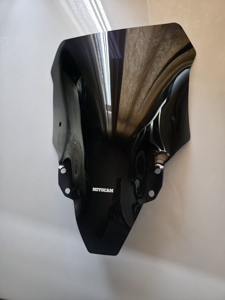 MOTOCAM RKS SRT 900 SX Ön Cam 2023-2026 Model 55cm Siyah Renkli 4mm