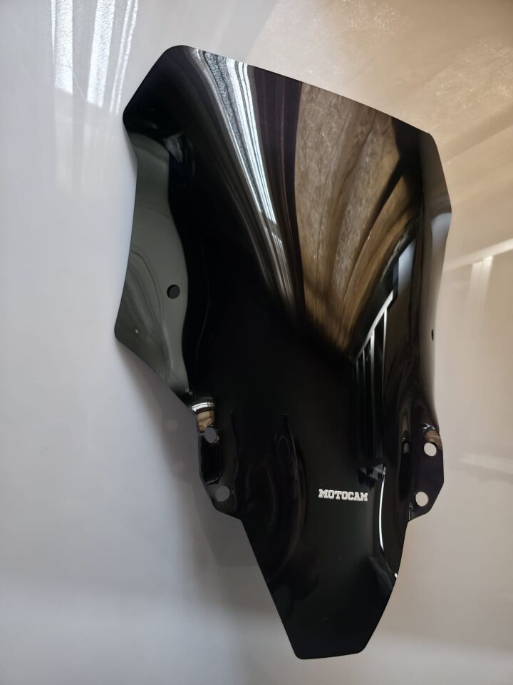 MOTOCAM RKS SRT 900 SX Ön Cam 2023-2026 Model 55cm Siyah Renkli 4mm