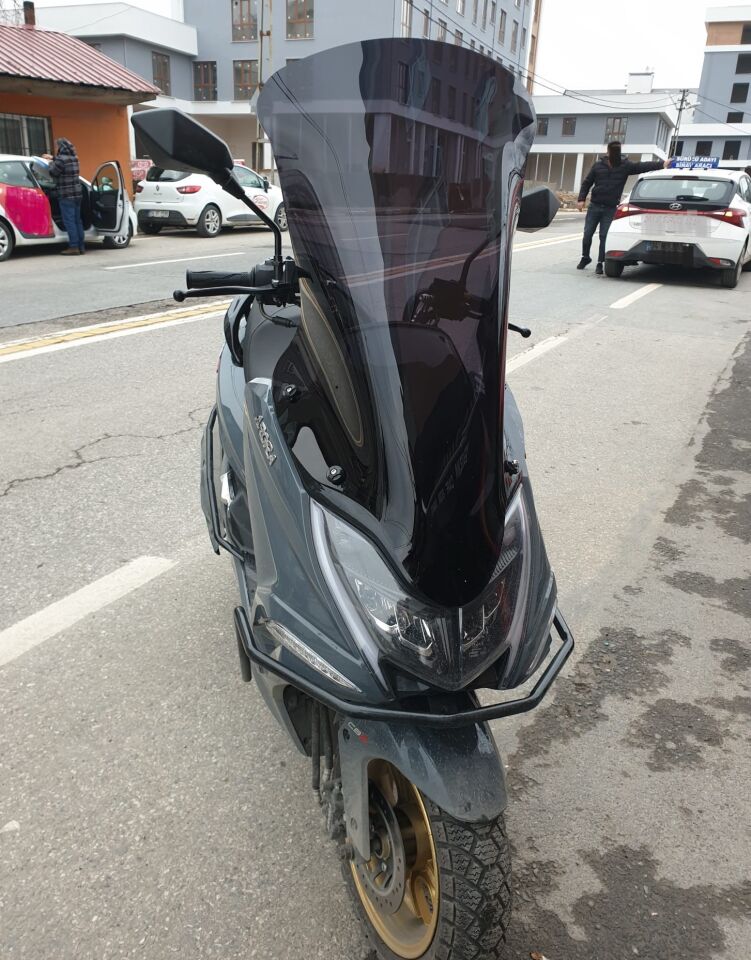 MOTOCAM Arora Safari PRO Ön Cam 2023-2026 Model 80cm Siyah Renkli 4mm UZUN