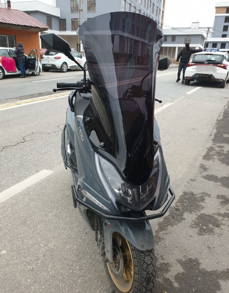 MOTOCAM Arora Safari PRO Ön Cam 2023-2026 Model 80cm Siyah Renkli 4mm UZUN