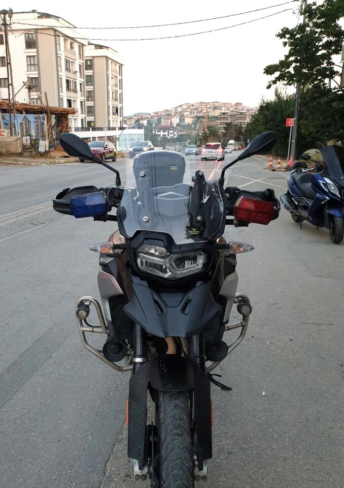 MOTOCAM Bmw F 850 GS Ön Cam 2018-2023 Model 49cm Şeffaf Renkli 4mm